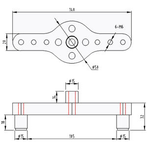 Plantilla de espiga <span class=keywords><strong>Vertical</strong></span> autocentrante de 6/8/10mm, plantilla de agujero de bolsillo <span class=keywords><strong>para</strong></span> carpintería, guía de <span class=keywords><strong>taladro</strong></span> <span class=keywords><strong>para</strong></span> localizador, perforadora, herramienta de carpintería - Product Image 6
