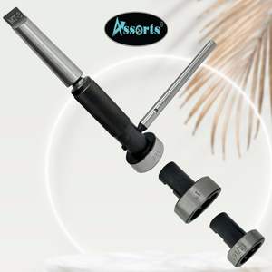 ชุดด้ามจับแม่พิมพ์กลึง MT3 พร้อมอุปกรณ์เกลียวและต๊าป สำหรับการกลึงเกลียวแบบแบนและการตัด - Product Image 1