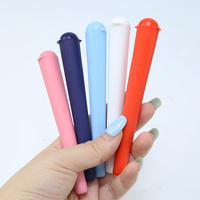 Tube de rangement pour cigares en plastique blanc et rose personnalisé de 120 mm, hermétique, en PP, portable, en une seule pièce, conique, pour rouleaux de fumée