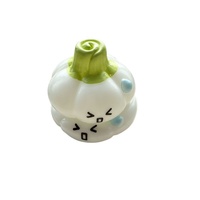 Balle anti-stress vide en forme d'ail, blocs de construction DIY faits à la main, balle sonore, jouet anti-stress en TPR