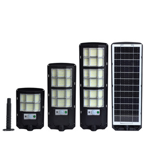 ไฟถนนโซลาร์เซลล์ LED สำหรับภายนอกอาคาร กันน้ำ IP65 พร้อมรีโมทคอนโทรล ติดผนัง โมโนไซริสเตอร์เซลล์ รับประกัน 5 ปี - Product Image 1