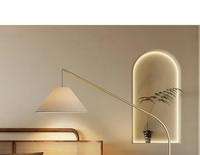 Lampe sur pied de style nordique, adaptée au salon et à la chambre à coucher, style rétro japonais, à prix avantageux.