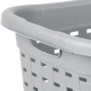 Wholesale <strong>Laundry</strong> <strong>Basket</strong> With Handle <strong>Plastic</strong> Dirty Clothes Hamper for Bathroom Storage - Product Image 5