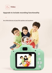 X2 phim hoạt hình mini SLR nhựa trẻ em của máy ảnh kỹ thuật số sinh nhật món quà kỳ nghỉ cho trẻ em sử dụng nhiếp ảnh MicroSD phương tiện truyền thông <span class=keywords><strong>CMOS</strong></span> hình ảnh - Product Image 6