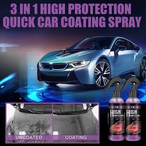 2 uds <span class=keywords><strong>3</strong></span> en 1 alta protección revestimiento de cerámica de coche rápido Spray rápido Reparación de arañazos finos coche <span class=keywords><strong>Scratch</strong></span> Nano Spray de reparación - Product Image 5
