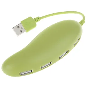 Portable 4-Port Mini USB 2.0 Hub Cute Fruit Design Type C Laptop HUB Splitter Multi-Function Cable for Gift