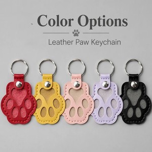 Portachiavi Ciondolo Moderno in Pelle Ecologica per Pelo di Cane Gatto, Leggero, Confortevole, Anti-Smarrimento, Ornamento Commemorativo - Product Image 4