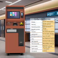 Kiosque de paiement de factures Distributeur de dépôts en espèces Retrait Smart Bank VTM ATM Terminal de kiosque libre-service Distributeur automatique de billets personnalisé