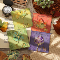 Marque-page en métal haut de gamme en forme de feuille, style artistique, bronze vintage, cadeau de lecture, papeterie élégante, design feuille pour journal