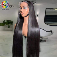 Perruques brésiliennes 100 % cheveux humains naturels, densité 250, perruque HD en cheveux humains 13x6 13x4 pré-épilée avec dentelle transparente