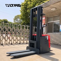 Équipement d'entrepôt Ridder Batterie Chariot élévateur Gerbeur Prix 1500kg 2000kg Gerbeur électrique avec 3m 3.5m de hauteur de levage