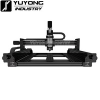 Kit complet de routeur CNC pour bois Black Extrusion 5075 QueenBee Ultra/Pro avec rails linéaires améliorés, machine de travail du bois 4 axes 3D