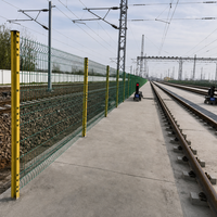 Valla de Seguridad Temporal para Obras de Construcción, Barrera de Separación de Metal Galvanizado para Exteriores, Directo de Fábrica