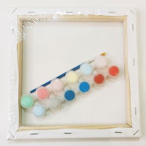 Kit de Pintura DIY con Números para Niños, Lienzo de Madera, Incluye Pinceles y Colores, Temas de Decoración para el Hogar, Animales - Product Image 4