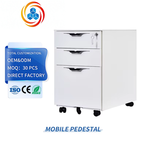 Meuble de rangement en gros sous bureau, amovible, pour bureau et salle d'étude, armoire à dossiers en acier, meuble mobile en métal pour bureau et école - Product Image 1