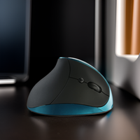 Souris gamer ergonomique verticale à rétroéclairage LED avec interface USB filaire 6D optique de 4 pieds, best-seller, pour PC et jeux sur ordinateur, en stock