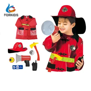 Ensemble de jouets de COSPLAY pour enfants, COSTUME de pompier, 6 pièces, jeu de rôle pour faire semblant de jouer, vente populaire, - Product Image 1
