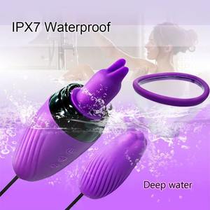 Tepel Klemmen Waterdichte Borst Massager Stuwende Vibrerende Liefde Ei Vagina Ballen Zuigen Vibrator Staf Clitoris Vibratie - Product Image 6
