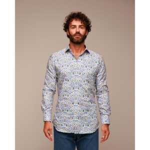 Liberty of <b>London</b> Men's Casual Summer Shirt Linen Woven Satin Anti-Wrinkle Short Sleeve 6XL Size 3D Pattern Single Pack - Product Image 6