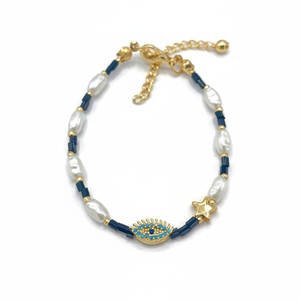 Fashion Charm Evil Eye Perlé pour Bracelet - Product Image 2
