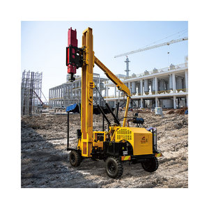 2024 Trung Quốc giá rẻ giá đường cao tốc hộ Lan Tôn sóng chất lượng cao thủy lực lỗ khoan quang điện năng lượng mặt trời cọc - Product Image 4