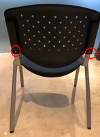 Chaise d'étude ergonomique et confortable pour étudiants, en plastique avec cadre en acier, accoudoir pour tablette et tablette d'écriture, idéale pour les cours universitaires