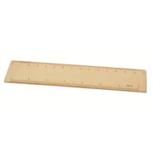 Righello FSC 9201 in legno d'acero, merchandising sostenibile - Product Image 1