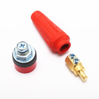 Rouge et Noir Chinois de Câble De Soudage De Type Adaptateur DKJ-70