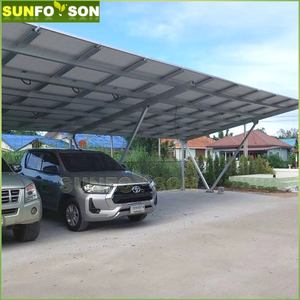Structure d'abri de <span class=keywords><strong>voiture</strong></span> <span class=keywords><strong>solaire</strong></span> résidentiel en alliage d'aluminium Montage PV étanche pour abri de <span class=keywords><strong>voiture</strong></span> Abri de stationnement résistant à la corrosion - Product Image 4