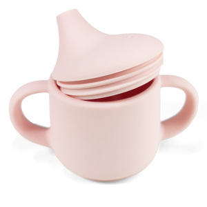 Silicone Baby Sippy Cup Set With Straw Snack <b>Container</b> BPA Free Food Grade Toddler Kids Mealtime Drink Cup <b>Refrigerator</b> Safe - Product Image 2