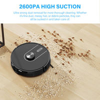Robot aspirateur intelligent avec station de lavage et de séchage automatique pour le nettoyage des sols à la maison et au bureau