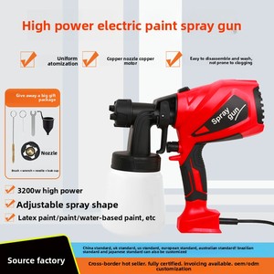 Pistolet pulvérisateur électrique multifonctionnel haute pression AKX-05, sélectionné par l'industrie, avec gobelet de 800 ml/1200 ml, portable <span class=keywords><strong>pour</strong></span> <span class=keywords><strong>peinture</strong></span> domestique - Product Image 1