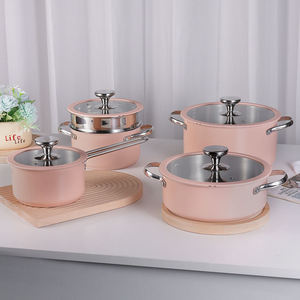 Nuovo Set di Pentole da Cucina in Acciaio Inox per Induzione, Stile Coreano Purecook, 4 Pezzi, Resistenti e Verniciati - Product Image 2