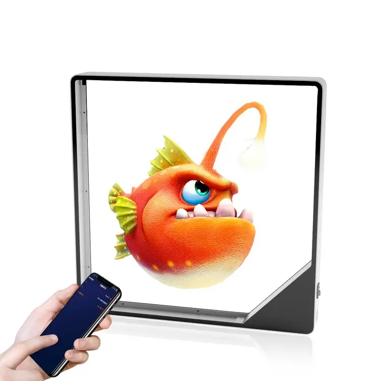 4 Blades Amazing Display APP Control 65cm 3D Hologram Fan LED Screen Advertising