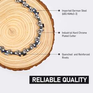 Chaîne de tronçonneuse directe d'usine de 16 pouces, pas de LP de 3/8 ", lame de <span class=keywords><strong>scie</strong></span> à maillons d'entraînement de calibre 0.043" pour <span class=keywords><strong>Stihl</strong></span> MS170 MS180 Husqvarna H38 55 - Product Image 5