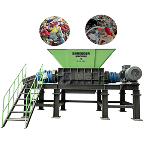 Trituradora multifuncional de doble eje para reciclaje de residuos y equipo de trituración para el tratamiento de residuos sólidos municipales - Product Image 1