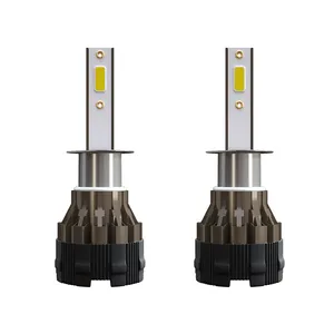 h1 alogena lampadina di ricambio led Suppliers-Sostituzione alogena auto lampadine led lente del proiettore H1 auto ha condotto la lampadina del faro