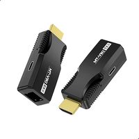 Extensor HDMI MT-VIKI sobre un Solo Cable Cat6/Cat7, 1080p 60Hz Full HD Sin Comprimir, Transmisión de hasta 50m (164 pies)