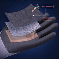 Usine de gants Doublure en spandex et nylon de calibre 15 Gant en nitrile micro mousse Gant de travail en nitrile hautement durable pour travaux de jardin En388