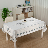 Nappe de table RNPT Platinum Luxury White Small Floral, résistante à l'huile, nettoyable, pour cuisine, nappe en PVC gaufré, facile à nettoyer