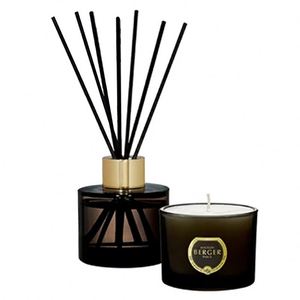 Difusor de aromaterapia y juego de velas perfumadas Maison Berger en vidrio negro - Product Image 3