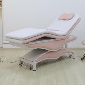 New Feature Three Motor Electric Massage Beauty <b>Bed</b> Pink Luxury Design for Beauty Salon - Product Image 1
