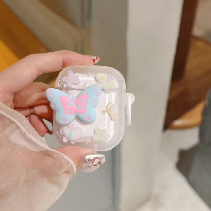 Blue Butterfly [White Iron Ring]