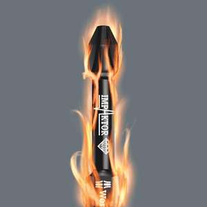 Wera-05073922001 Pozidriv impaktor Bits (บรรจุภัณฑ์แบบบริการตนเอง)-4013288158390แทรกสำหรับขันสกรูบิต - Product Image 5