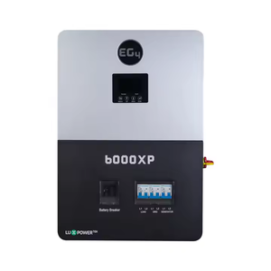Onduleur solaire hybride EG 4 6000XP 8000W entrée PV 6000W sortie AC 500V VOC 48V 120/240V monophasé pour batteries plomb-acide hors réseau - Product Image 1