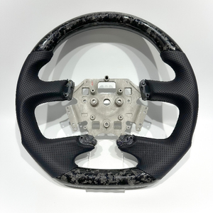 <span class=keywords><strong>Volante</strong></span> <span class=keywords><strong>Deportivo</strong></span> de Fibra de Carbono Negra Forjado a Mano Personalizado, con Cuero Negro, Apto <span class=keywords><strong>para</strong></span> <span class=keywords><strong>Ford</strong></span> <span class=keywords><strong>Falcon</strong></span> - Product Image 1