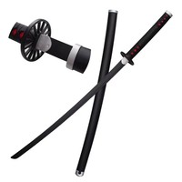 Couteaux Demon Slayer, modèle de katana d'anime japonais Kamado Tanjirou, ensemble d'épées de cosplay