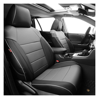 Ensemble complet de housses de siège de voiture personnalisées de luxe pour RAV4 2001-2025 LE XLE Limited Platinum, housse de siège en cuir BZ4X 2021-2025