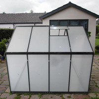 Kit de serre modulaire UltraGuard All-Weather Shield Assemblage sans outil Panneaux PC UV modernes pour arrière-cour urbaine extensible pour la maison