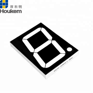 شاشة عرض LED كبيرة الحجم طراز Houkem-40011-BSR بحجم 4 بوصات وعرض أحادي الأرقام وسباعي القطع مع استهلاك منخفض للطاقة - Product Image 1